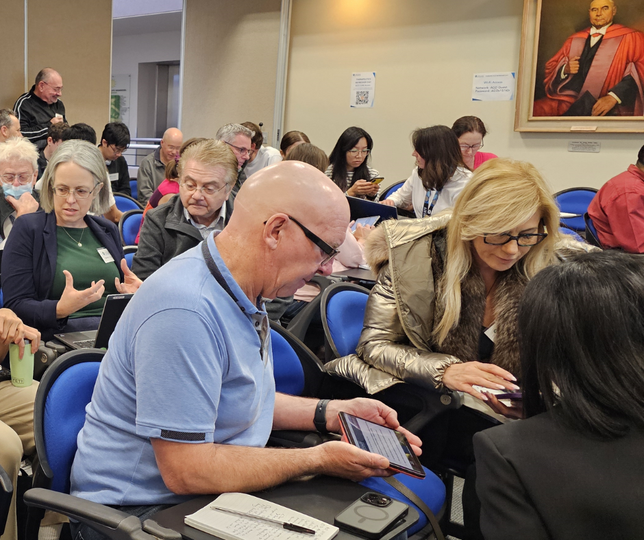 Active discussions between participants