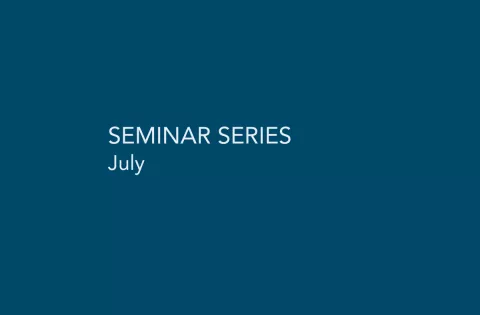 Seminar Series July 2025