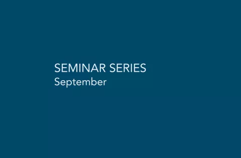 Seminar Series September 2025